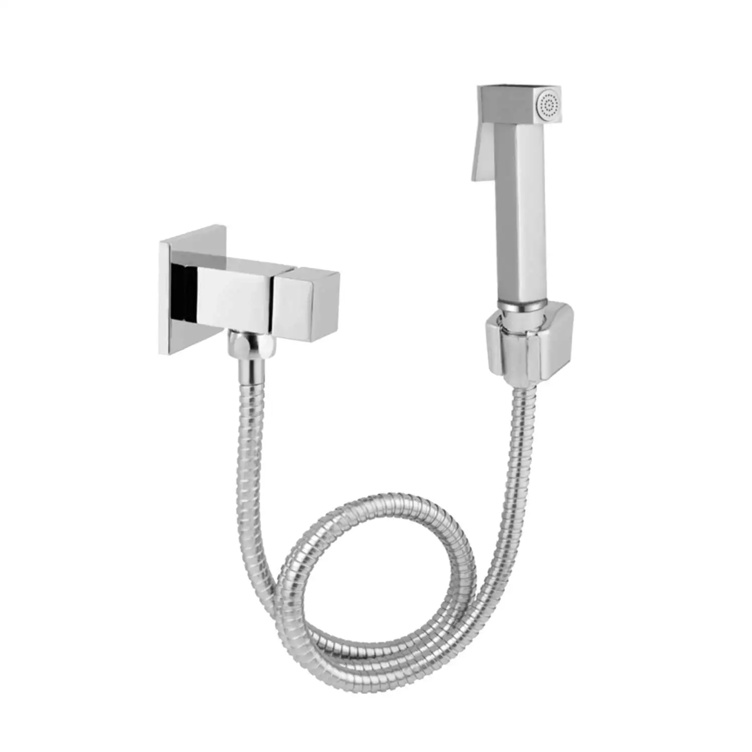 Soft Luxury Metal Chrome Toilet Shower 1/4 Back