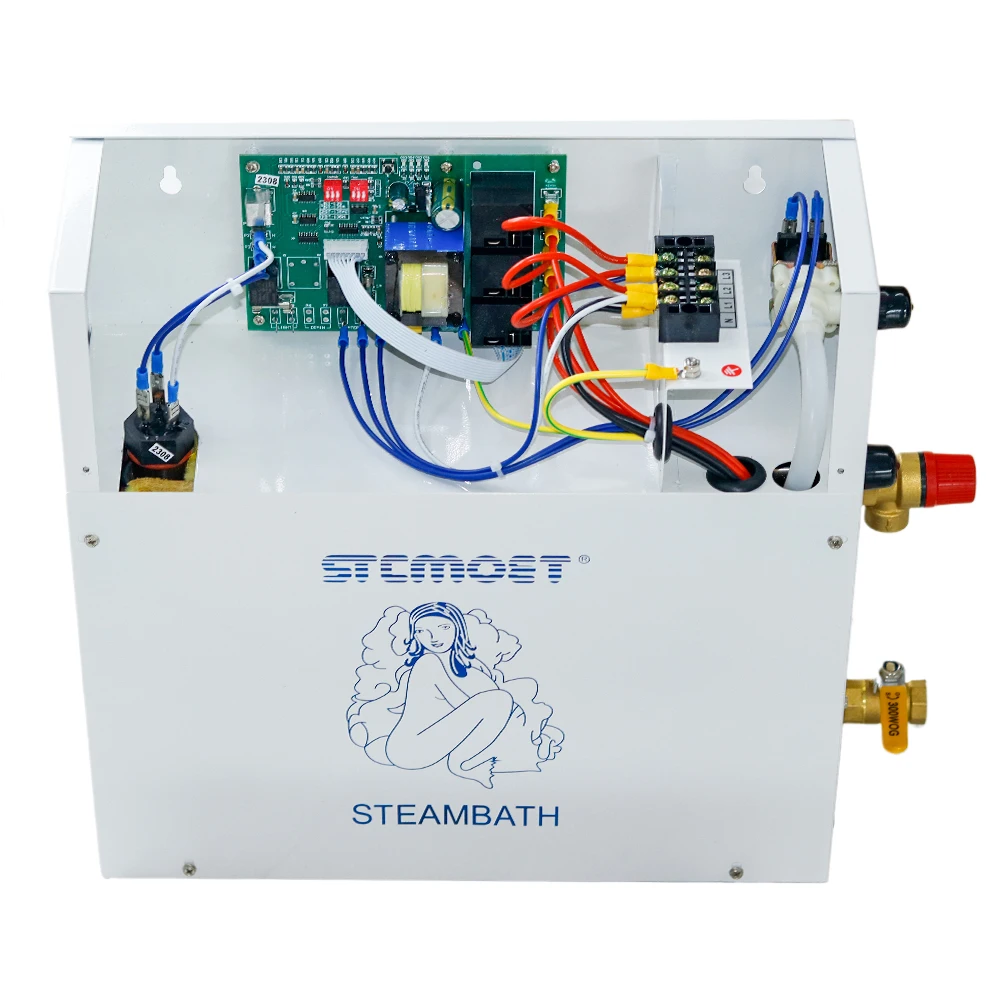 15KW 18kw 220v 380V Steam Generator Household Steam Bath Sauna Dry Stream Furnace Wet Steam Steamer Digital Controller