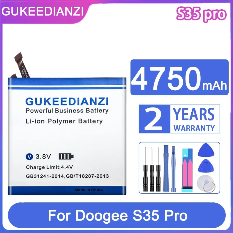 

Запасная батарея GUKEEDIANZI BAT20M154350 4750mAh Для Doogee S35 PRO Bateria