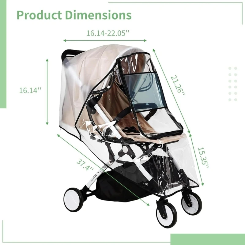 Y1UB Baby Kinderwagen Schutz Abdeckung Schild Kinderwagen Abdeckung Kinderwagen Zubehör