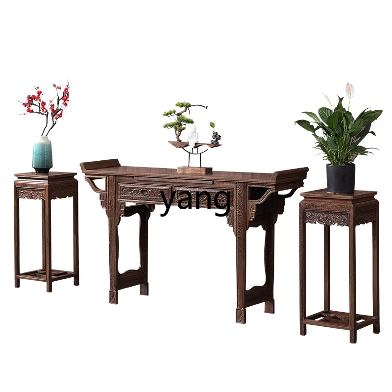 L'm'm Rosewood Furniture Door Frame a Long Narrow Table Style Solid Wood Altar Head Table Buddha Worship Table