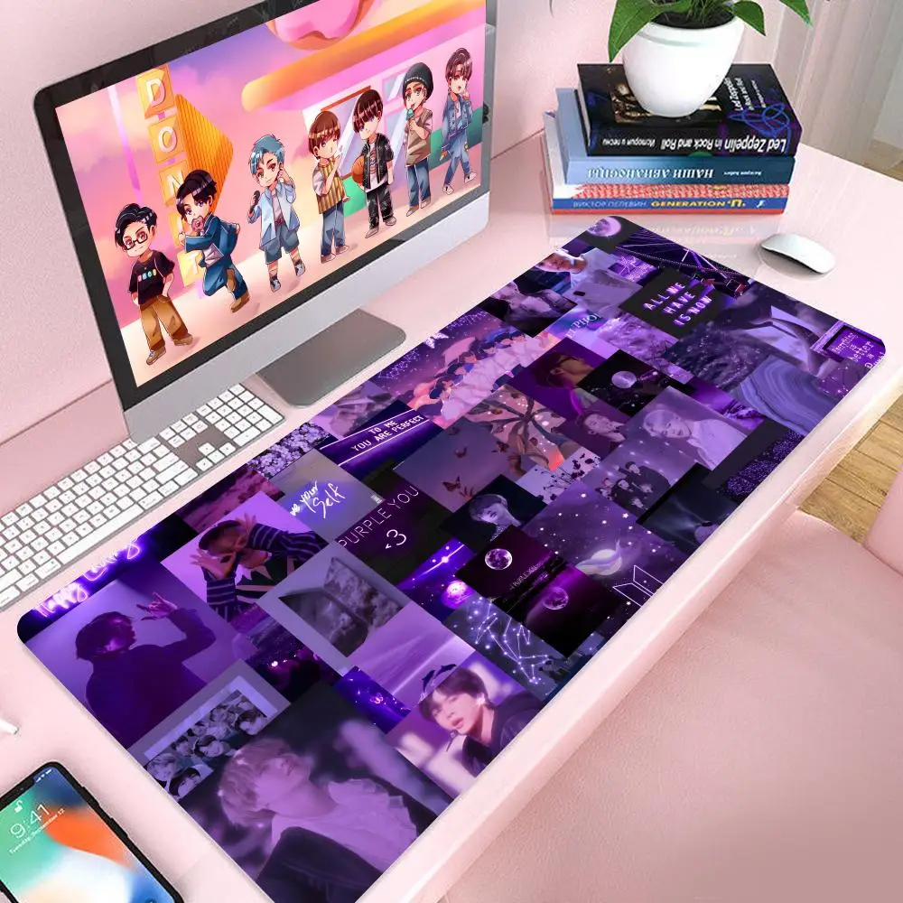 Mouse Game Office Mat Jimin Wireless XXL Laptop Gaming Pad Namjoon Jung Rug Keyboard Desktop Gamer Large Accessories Table Big