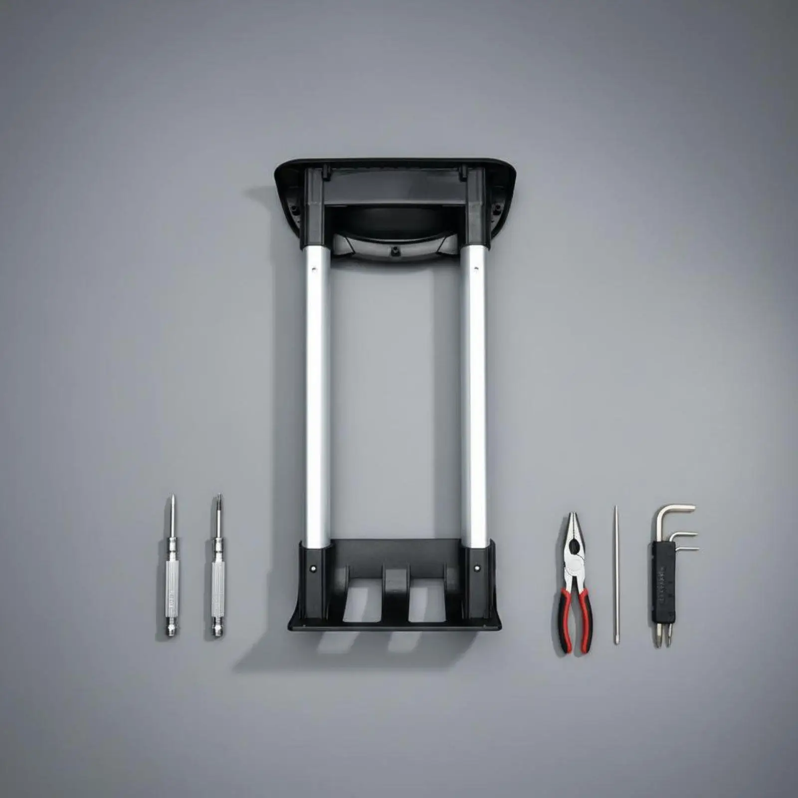 Suitcase Pull Rod Replacement Kit Telescopic Handle DIY Repair for Large Wheels Suitcases and Travel Cases