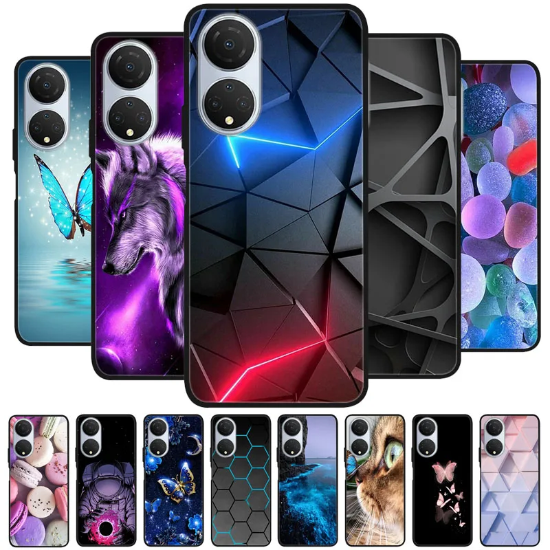 For Huawei Honor X7 Case 2022 TPU Silicone Soft Cover for Honor X7 Phone Cases Bumper Coque HonorX7 CMA-LX2 Shockproof  Fundas