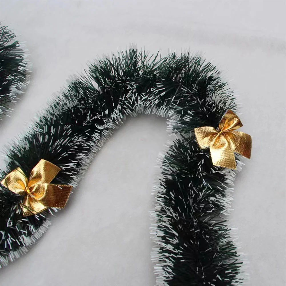 2M Christmas Wreath Wall Door Decor Ribbon Bowknot Xmas Wreaths 2024 New Year Party Home Decorations Christmas Tree Ornaments