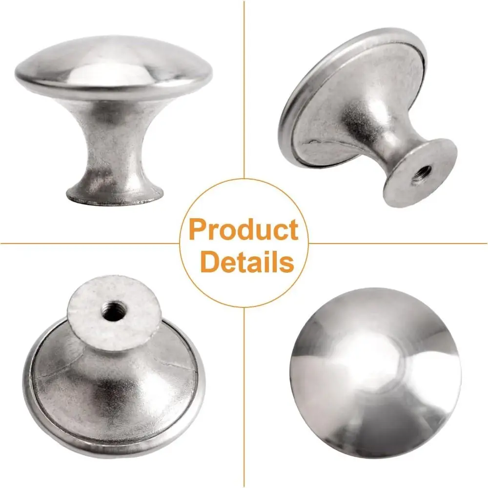 2025 Stainless Steel Door Knob Simple Self-Stick Drawer Knob Durable Practical Cabinet Handle