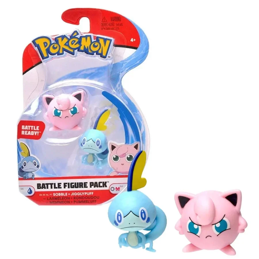 Genuine Pokemon Sobble Scorbunny Munchlax Pikachu Psyduck Rowlet Torracat Raichu Blind Box Birthday Gift Desktop Decor Kid Toys