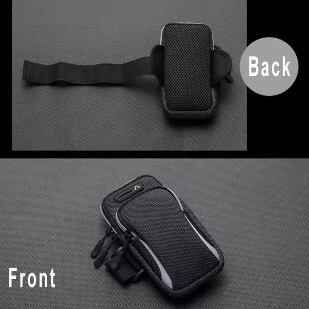 Uniwersalna torba do joggingu na telefon komórkowy Odporna na pot opaska sportowa 6,8 cala Etui na telefon na rękę do biegania na świeżym powietrzu dla iPhone Samsung — zdjęcie produktu 3
