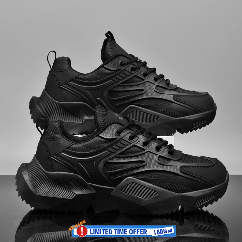 

Men's Sports Shoes Air cushion Running Shoes Male Chunky Sneakers Shock-absorbing Athletics Training Shoes Streetwear Footwear