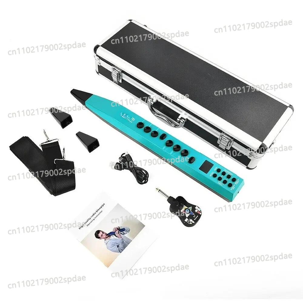 I8 Lcd Electric Radio Blowpipe Saxophone Electric Torch Usb Cable Mouthpiece 83 Types Timbre Wireless Transmitter Instrument