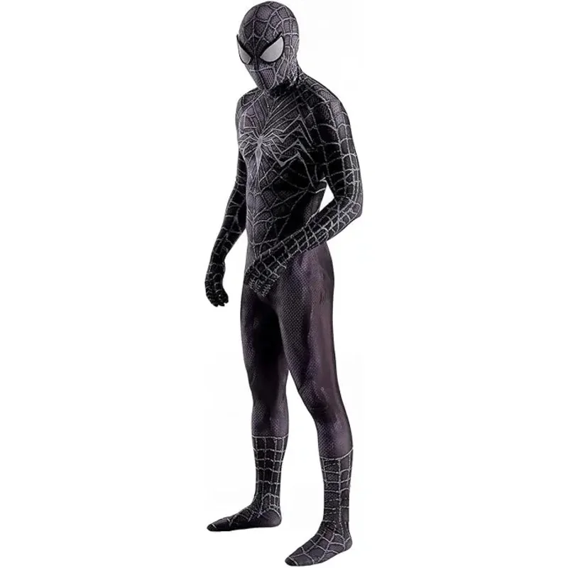 Venom Symbiote Adulti Bambini Spiderman cosplay Costume da supereroe Halloween Tuta intera Zentai Seconda pelle Tuta da festa