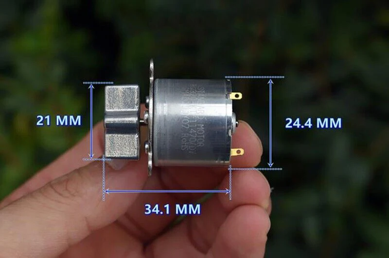 Micro RC-320 Carbon Brush Vibrator Motor DC 3V-3.7V Strong Vibration  Eccentric Wheel DIY Toy Massager