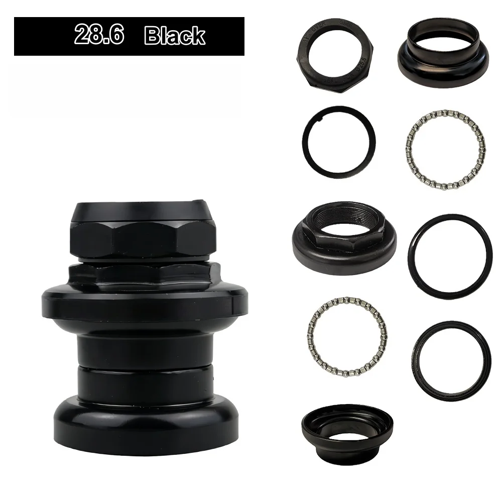 Fahrrad-Headsets mit 25,4 mm/28,6 mm Gewinde für 30 mm/34 mm Steuerrohr, leichtes Fahrrad-Headset