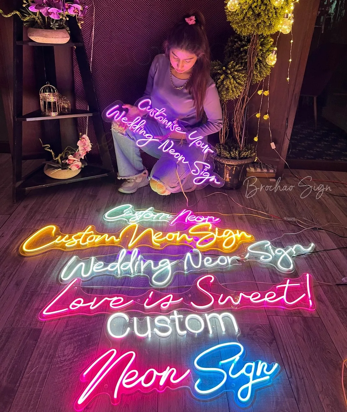 Custom Neon Sign Wedding Decoration Personalized Neon Signs Neon Lights Marriage Led Wedding Sign Backdrop Aesthetic Room Decor