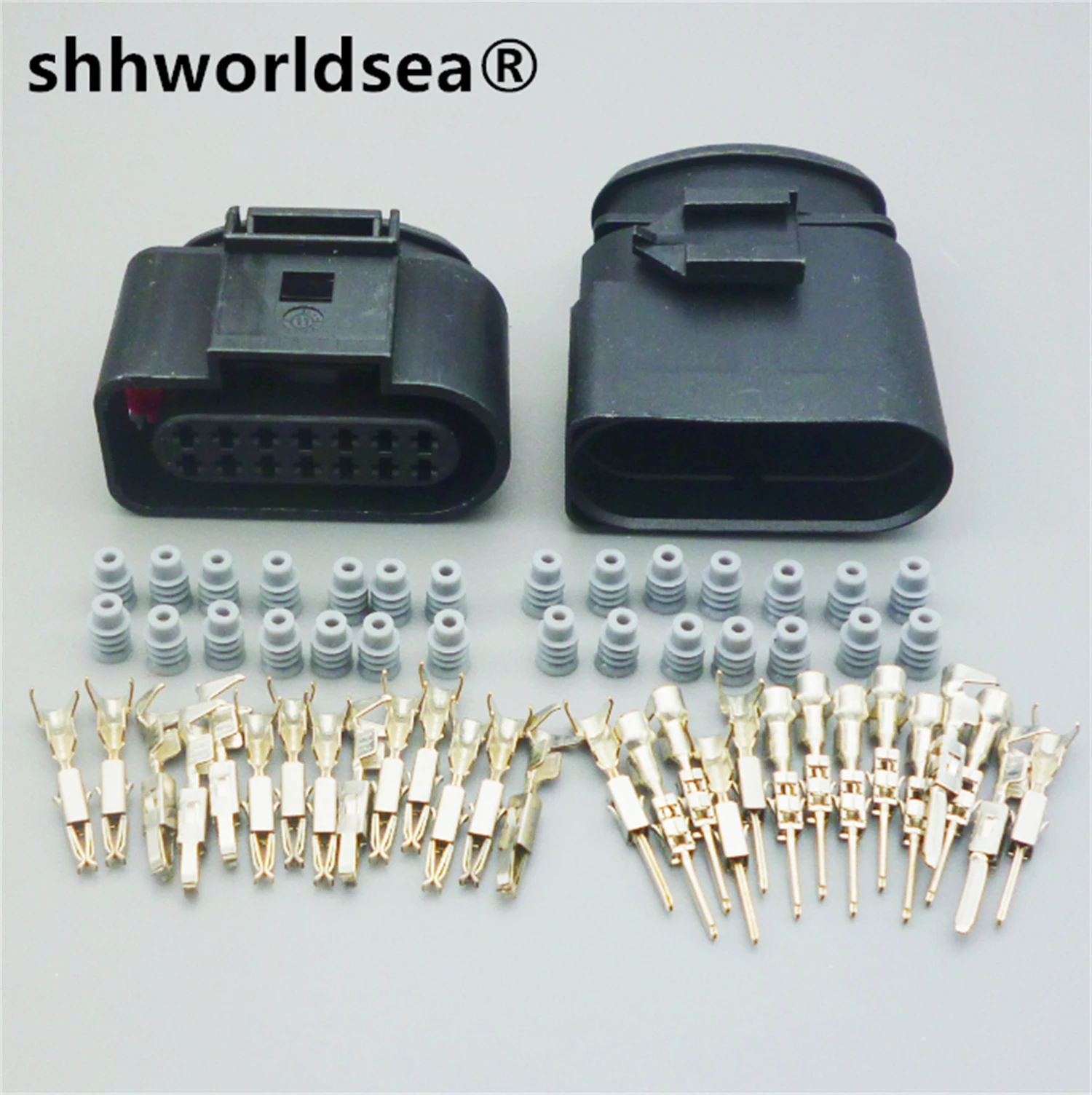 shhworldsea 14 Pin 6X0973817 6X0973717 Auto 09G Gearbox Cable Socket 6X0 973 817 6X0 973 717 Waterproof Connector For VW Audi