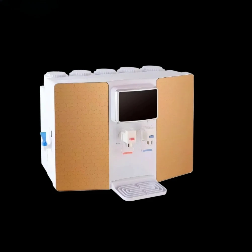 Vamia Plastic High Pressure Membrane Control Valves 5-Stage Filtration Wall-Mounted Reverse Osmosis Hot and Cold Water Purifier