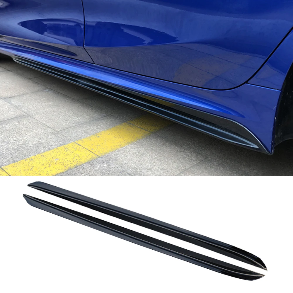 G20 ABS Side Skirt Extensions Lip for BMW New 3 Series G20 New 3 Series 320 330 340 2019 - 2025 Body Kits Side Skirts