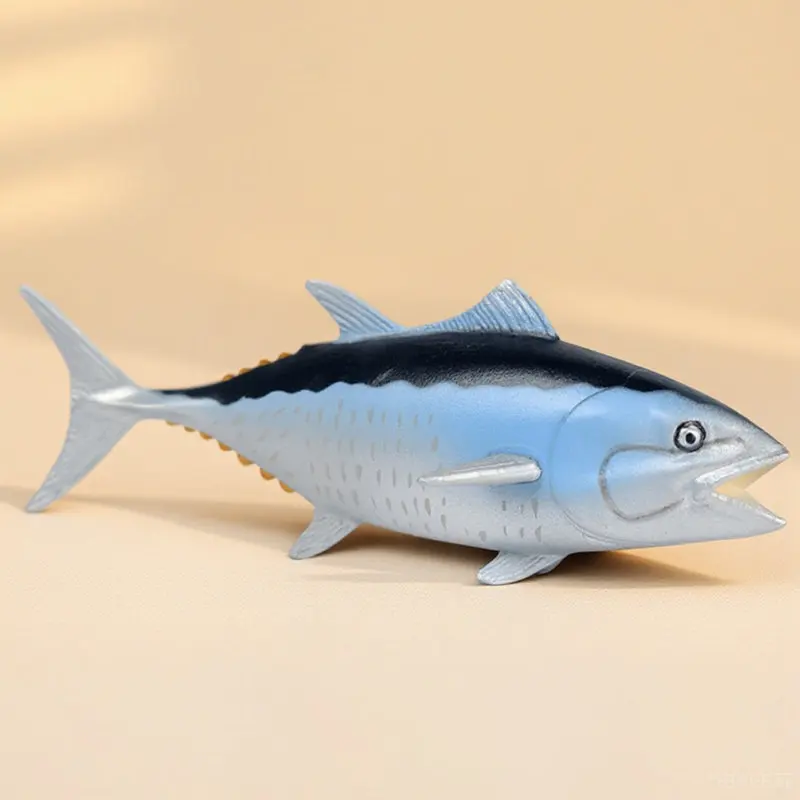 

Реалистичная скульптура рыбы из ПВХ для декора дома, сада, рабочего стола, искусственный рыбный орнамент, настольное украшение