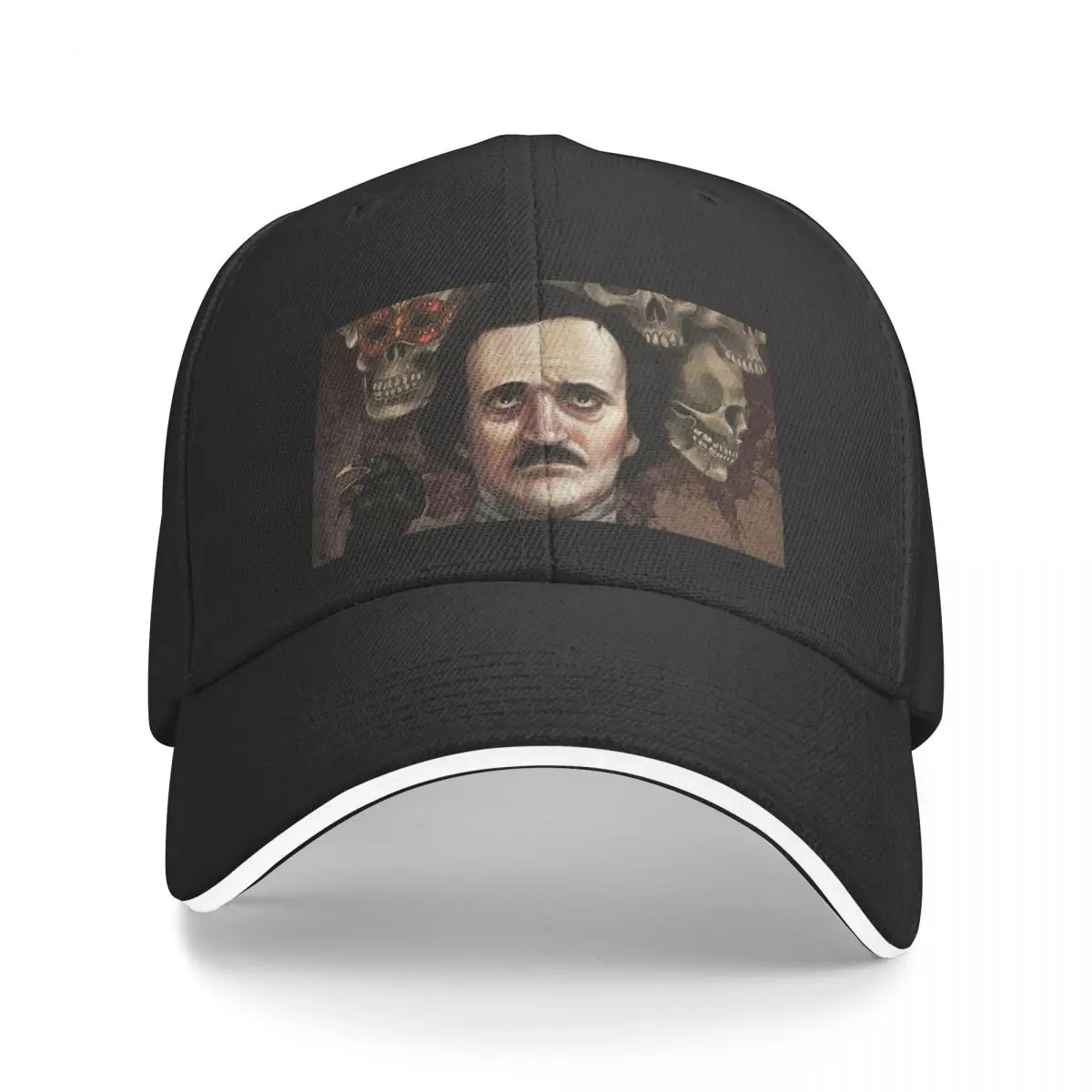 edgar allan poe Baseball Cap Horse Hat Rave beach hat Men Caps Women's