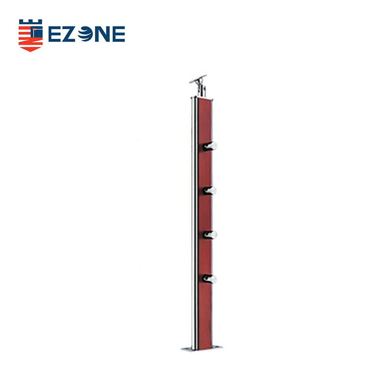 custom.Acrylic Balustrade Satin Stainless Steel Baluster Interior Stairs Balcony Deck Railing Handrail Hotels