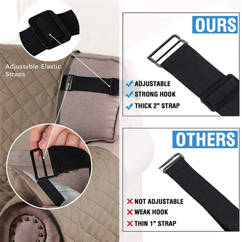 Lively- Waterproof Fabric Sofa Cover, Non-Slip Comfortable Sofa Cover Living Room Sofa Cover for 2 Seaters