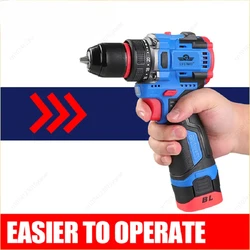 Pistol Drill Multifunction Electric Screwdriver Combination Drill Set Brushless Cordless Drill Large Capacity LiIon Impact Drill