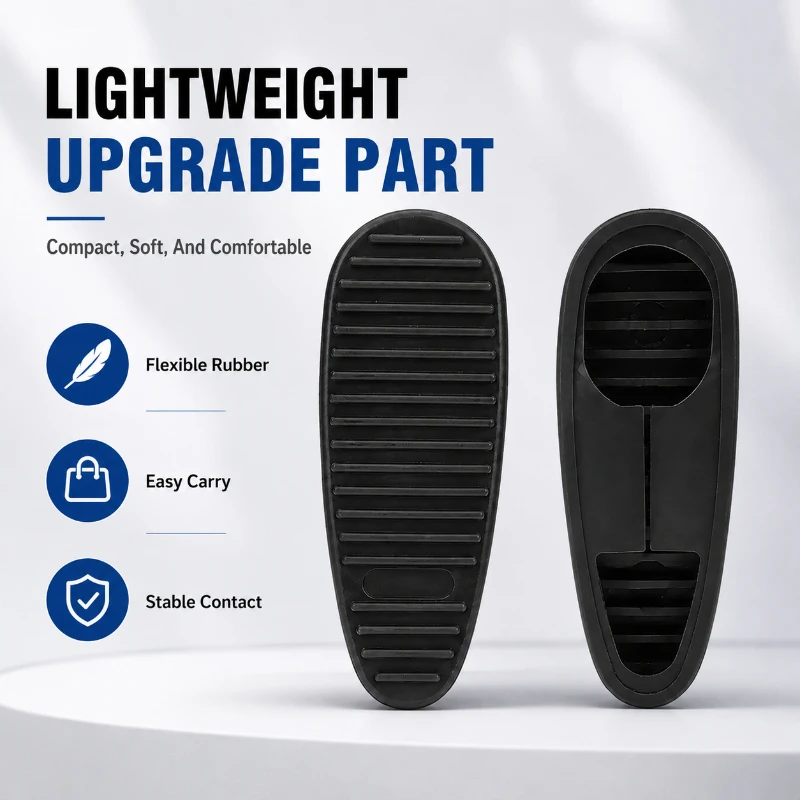 Non-slip Grooved Rubber Mat Flexible Shock Absorbing Buffer Pad Hobby Assembly Replacement Parts
