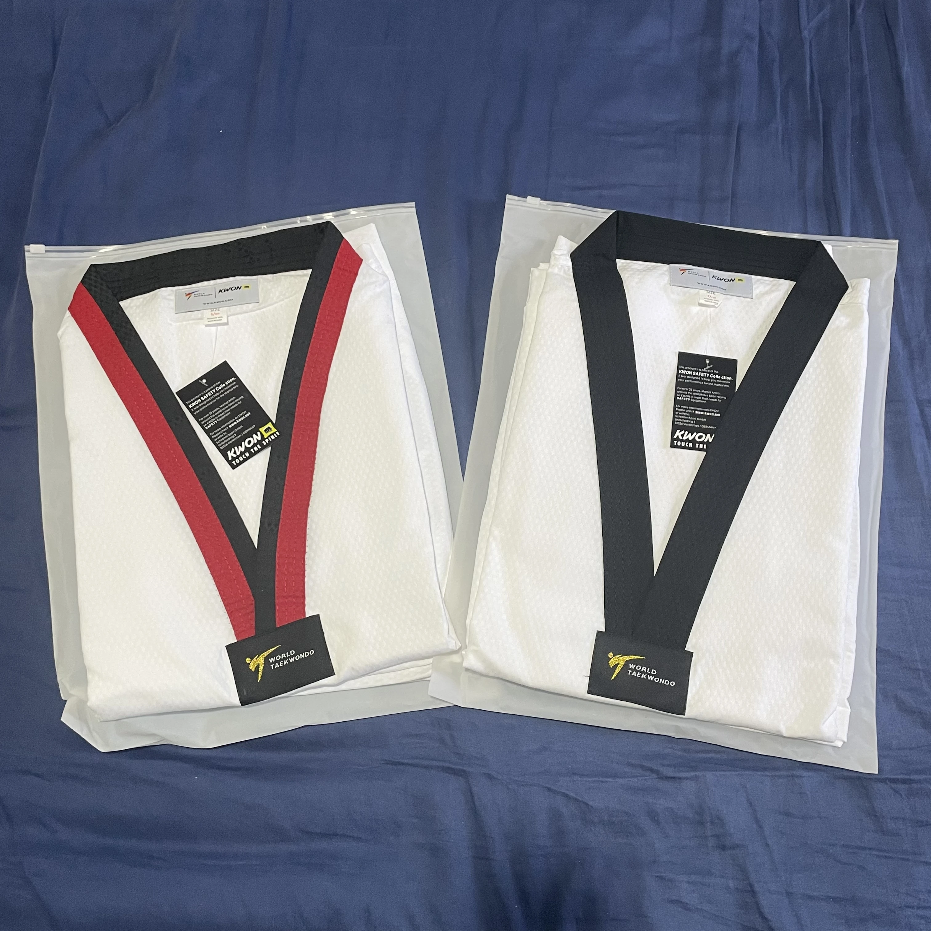 Clearance Promotional KWON Quick-drying Taekwondo Uniforms Super light Taekwondo Doboks Big size 200cm, 210cm