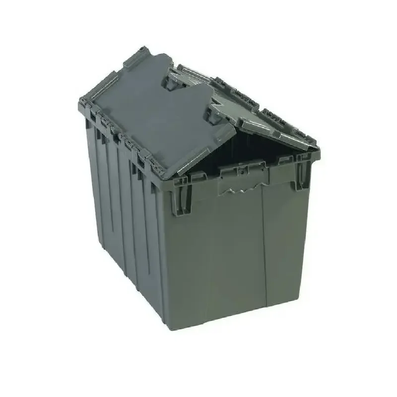 

Gray Round Trip Tote, Plastic, 20 1/4" L, 14 1/4" W, 12 3/4" H