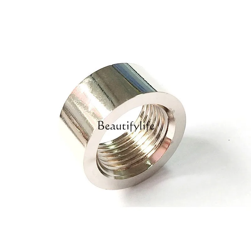 

partM18X1.5 internal thread welded cylindrical nut iron nickel plated universal, modified auto parts