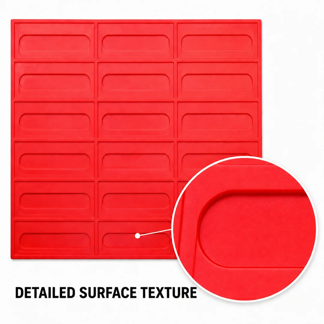 FX-38 Directional Tactile Paving Mold 680×500mm | Reusable Bar Pattern Concrete Mold for Blind Walkways