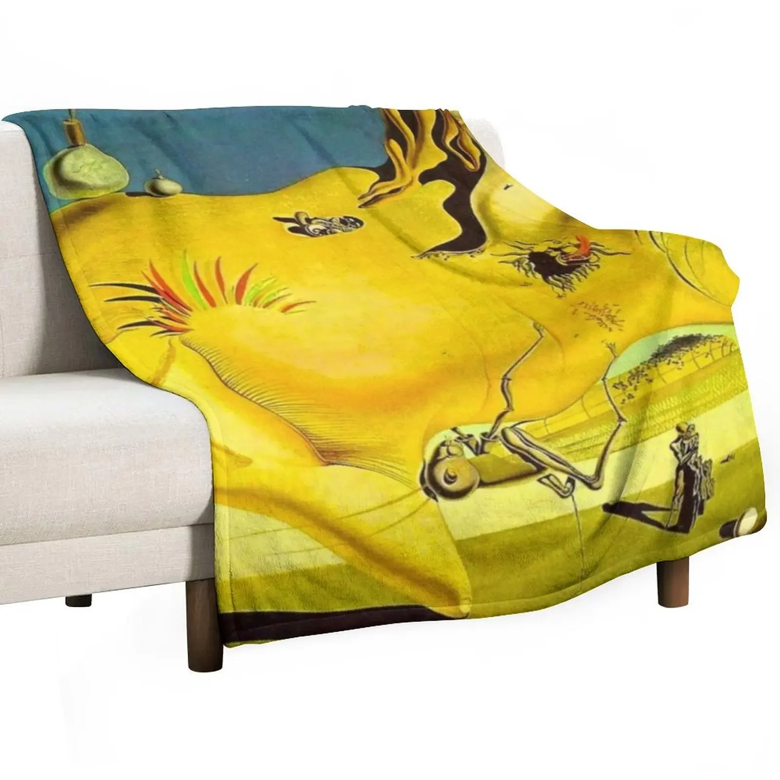 

Salvador Dali Painting The Great Masturbator Throw Blanket christmas gifts Summer Blankets