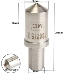 1Pc 27MM Steel Diamond For Hardness Test Tester RC-3 HR150A High Quality