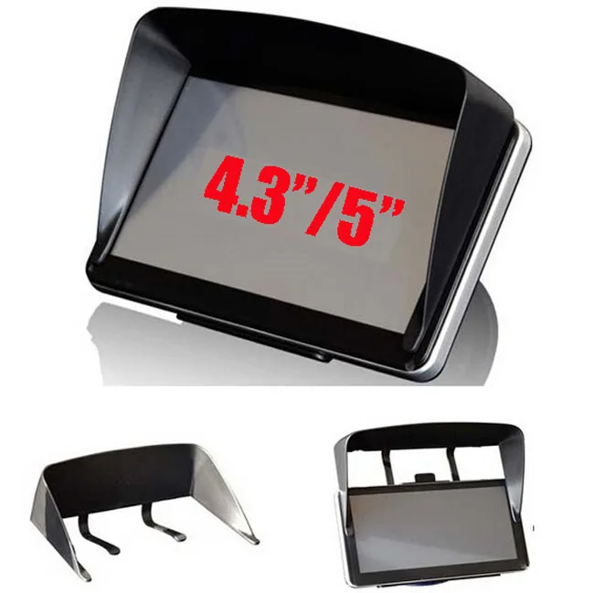 Universal 5inch / 4.3inch Car GPS Sun Shade Visor Anti Glare 4.3