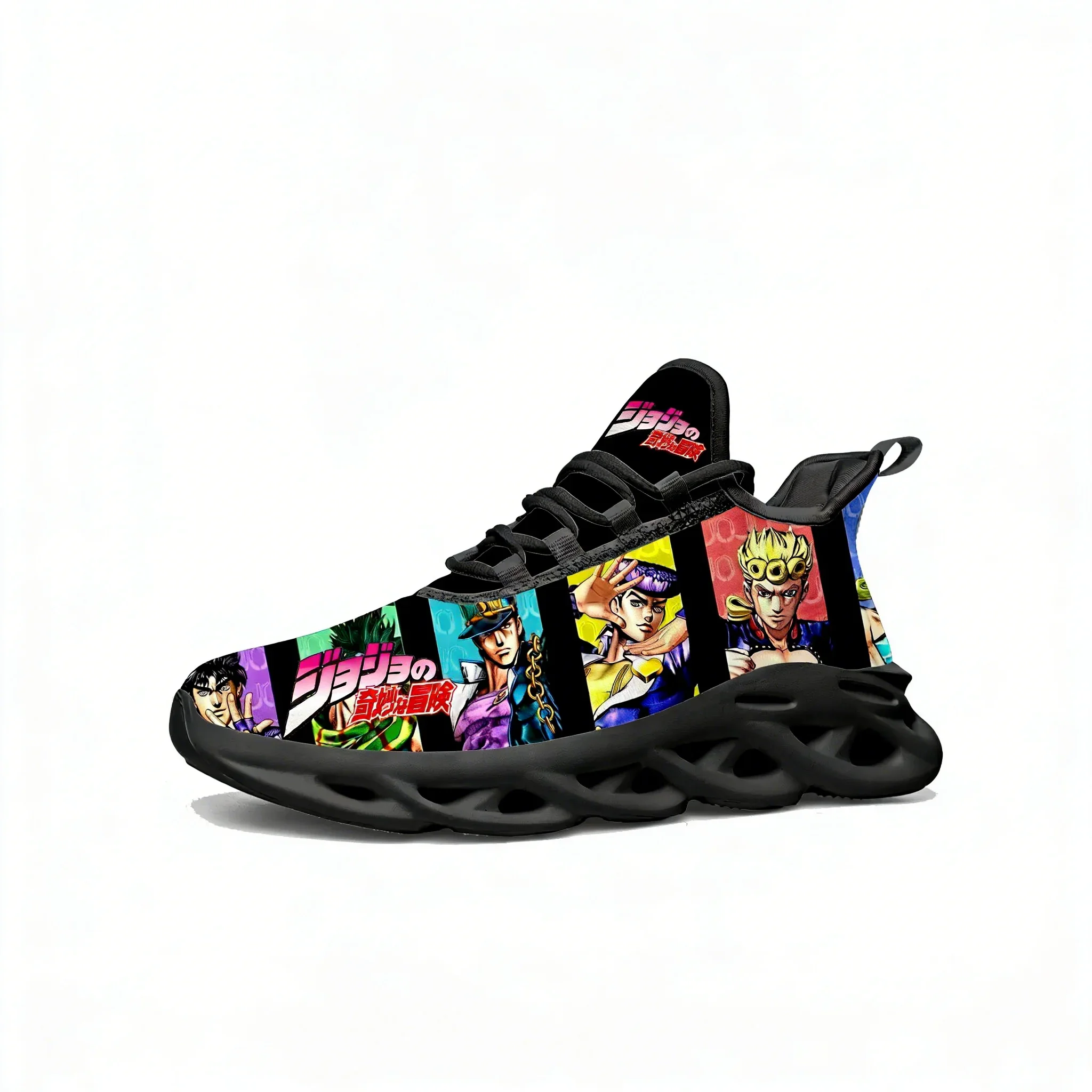 

Jojo Lace Mesh Shoes Flat Sneaker Mens Womens Teenagers Sport Running Shoe Sport Sneakers Comfortable Anime Customized Footwears