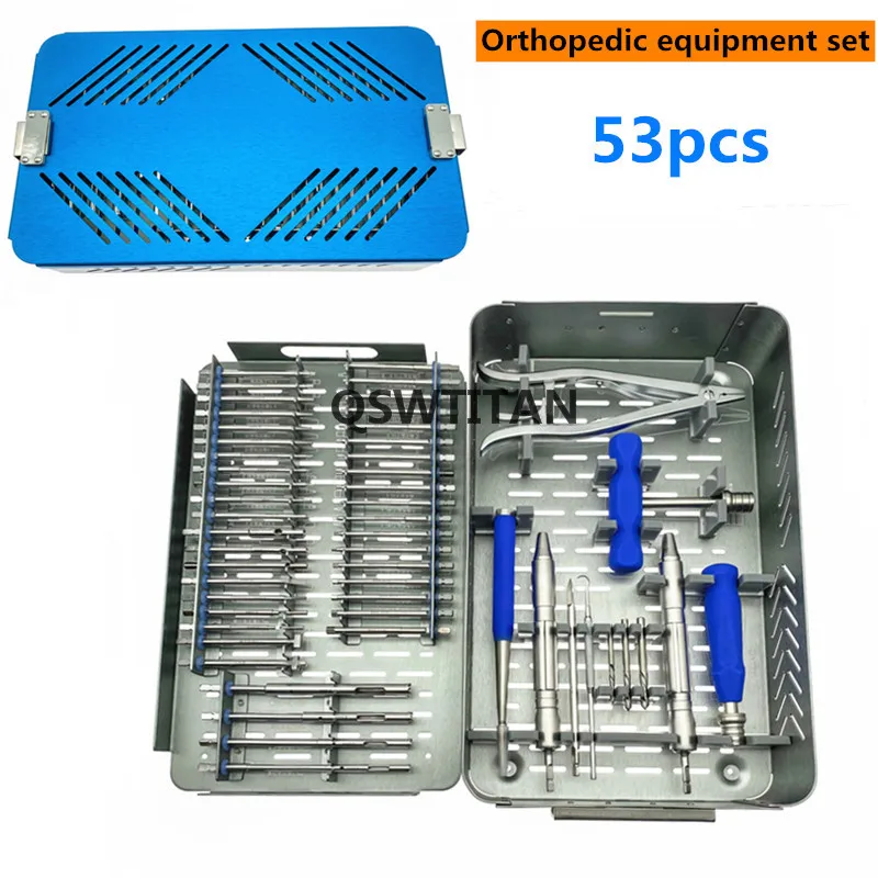 53pcs/set Orthopedics Screwdriver Surgical Screw Extractor Screw Broken Removal  Instrument Orthopaedic Instruments