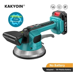 21V Portable Tile Vibrator Suction Cup Tiling Tiles Laying Machine Adjustable Automatic Floor Vibrator Leveling Tool NO Battery