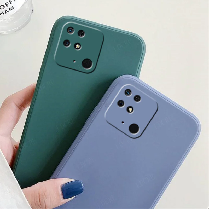 For Cover Xiaomi Redmi 10C Case For Redmi 10C Capas Phone Case Bumper Back Shockproof Soft TPU Case For Redmi 12C 9C 10C Fundas