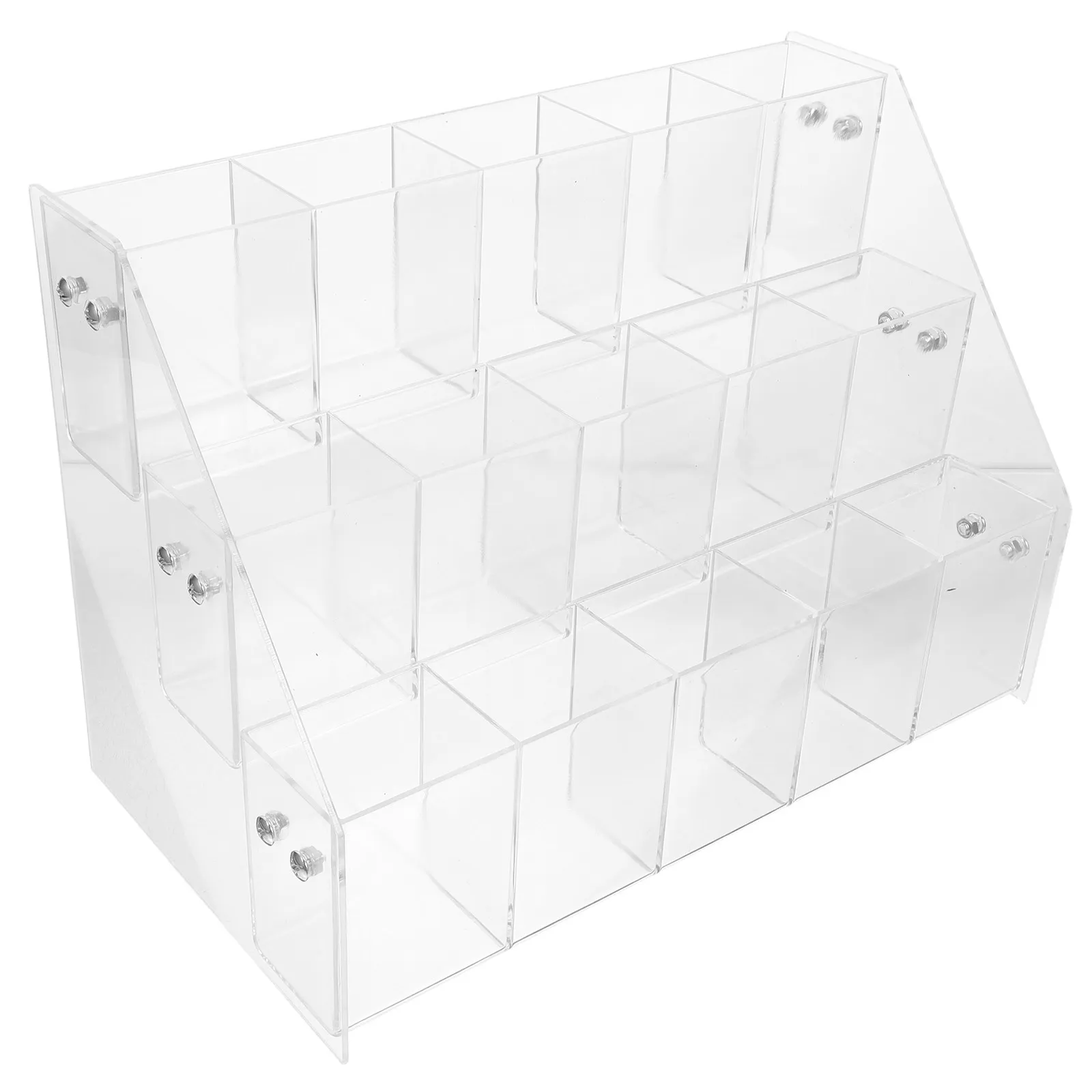 

Clear Acrylic Pen Holder Display Stand Versatile Sturdy Desktop Organizer for Gel Pens Pencils Markers Brushes School Office Use