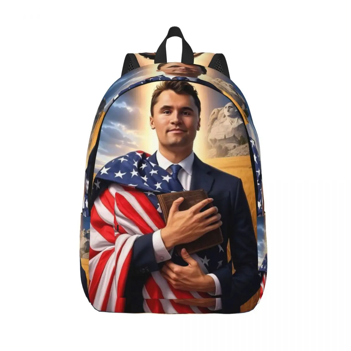 

Классический рюкзак Charlie Kirk Angelic Advocate, прочный школьный деловой рюкзак для мужчин и женщин, сумка на плечо для ноутбука и компьютера
