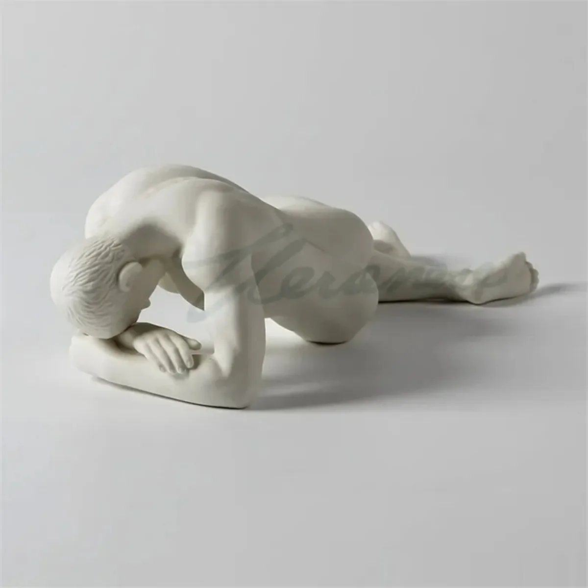 

Modern Art Ceramics Statue Abstract Naked Body Art Sculpture Home Decor Nude Male Handicraft Interior Figurine Desk Decor