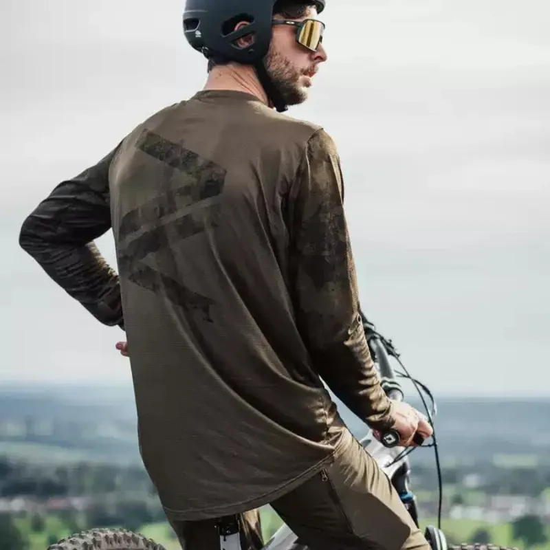 

Велоодежда для скоростного велоспорта 2026: Дышащая, быстросохнущая, для горных и внедорожных велосипедов, с длинным рукавом