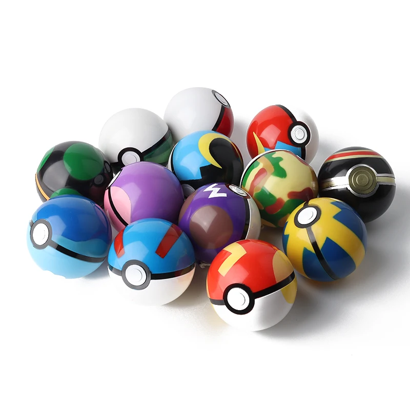 Pokeball Tomy Pokemon Ball Anime Figures Model Pikachu Pet Elf Balls 7CM with 2-3CM or 4-6CM Dolls for Kids Toys Gift Birthday