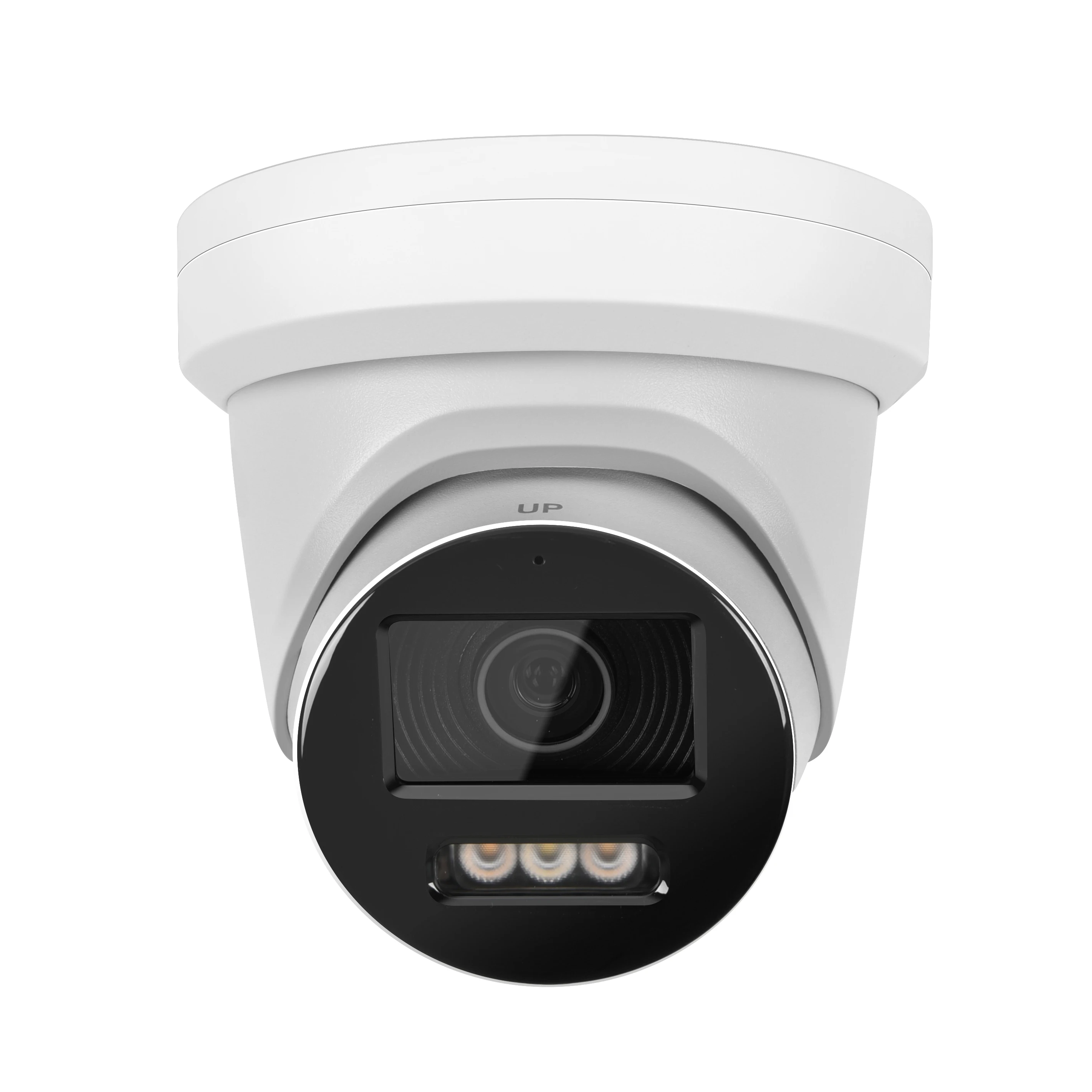 Imagem -02 - Hikvision-câmera ip Ds2cd2347g2-lsu sl 4mp Colorvu Torre Luz Estroboscópica Aviso Sonoro Microfone Embutido Alto-falante Vigilância por Vídeo