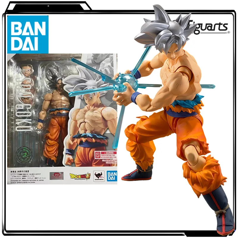 

Bandai натуральная аниме-фигурка S.H.Figuarts Sun Wukong Ultra Instinct 140 мм, экшн-фигурка, игрушки для мальчиков, детский подарок, Коллекционная модель