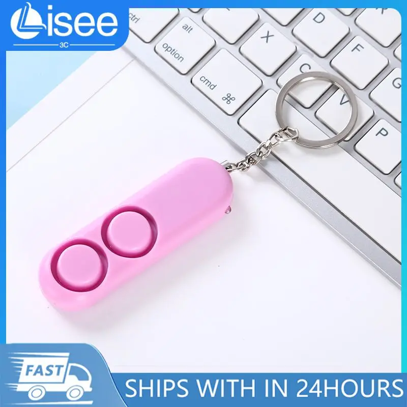 Self-defense Durable Loud Alert Sound Anti-lost Function Dual Horn Design Emergency Alarm Hand-held Fashionable Easy To Carry