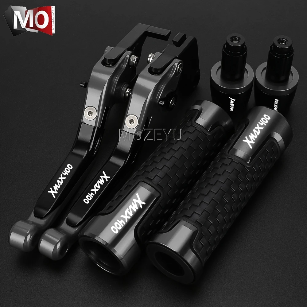 

2025 2024 For Yamaha XMAX X-MAX 400 XMAX400 allyeaRs 2013-2022 2021 Clutch Lever Brake Lever Handles bar Hand Grips Motorcycle
