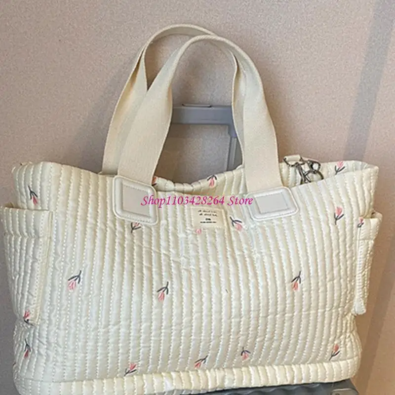Spacious Mother Shoulder Bag Portable Travel Carrying Case Storage Handbag