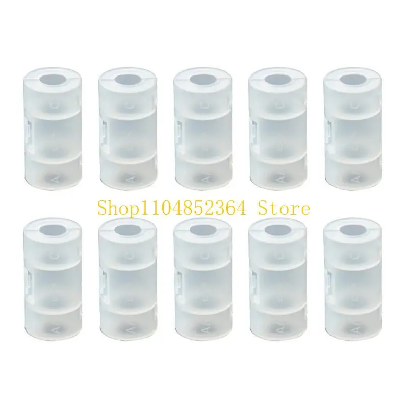 

652F 10 шт. Адаптер для батарей AAA в AA Конвертер для батарей AA в C Конвертер для батарей