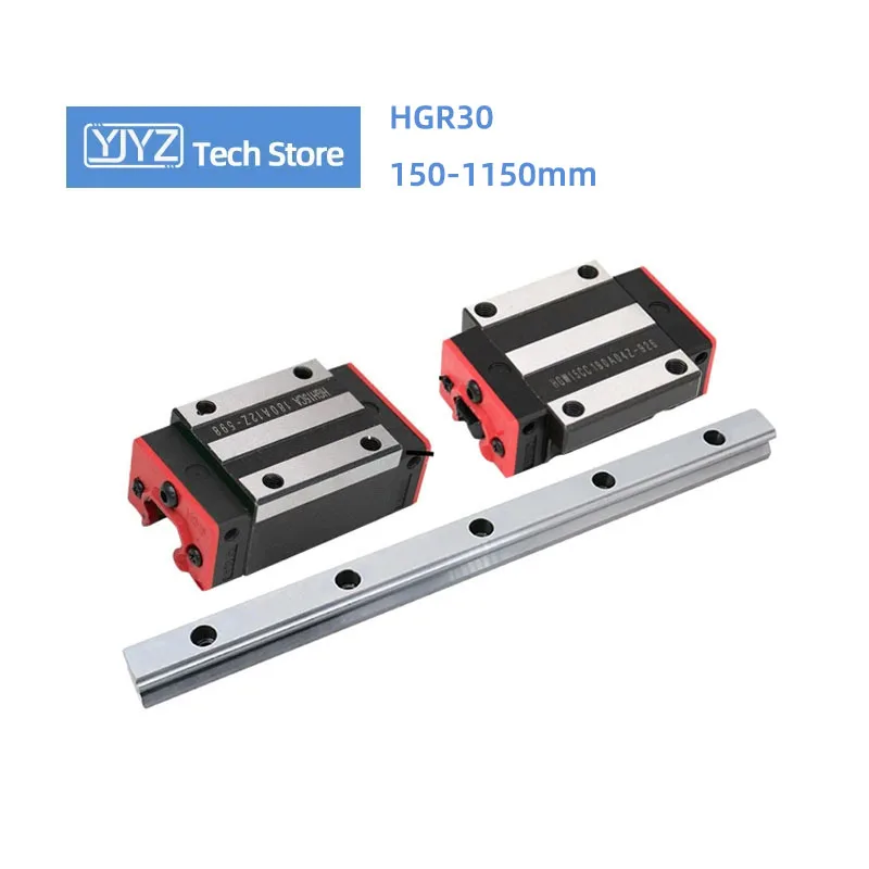 

1 шт. HGR30 линейная направляющая длина 150-1150 мм + 2 шт. HGH30HA/HGW30HA/HGH30CA/HGW30CC/стальной защитный ползунок